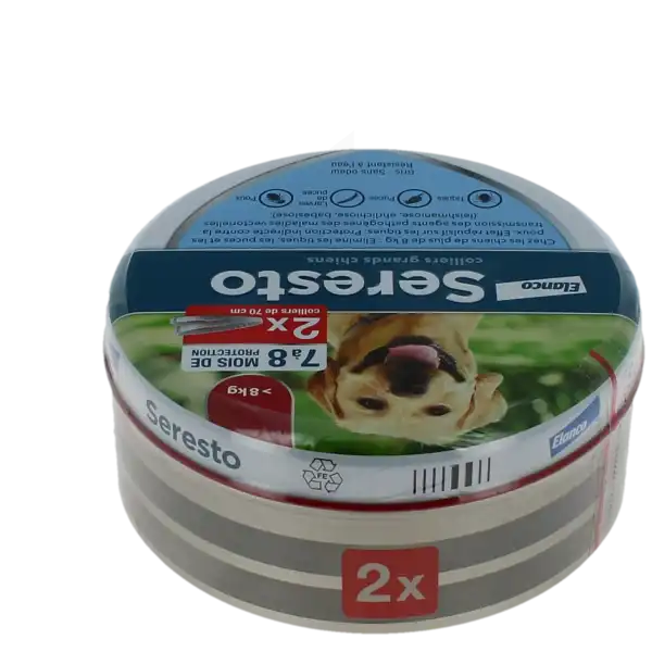 Seresto Collier Grands Chiens, Collier Médicamenteux