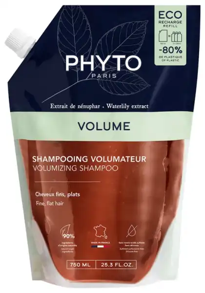 Phytovolume Shampooing Volumateur Cheveux Fins Plats Recharge/750ml