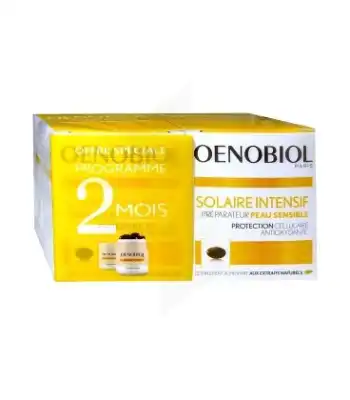 Oenobiol Solaire Intensif Caps Peau Sensible 2*pot/30