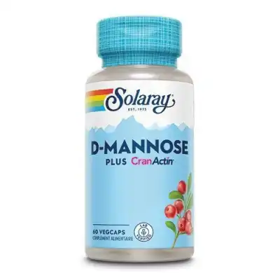 Solaray D-mannose + Cranactin 400mg Capsules Végétales B/60 à ANGLET
