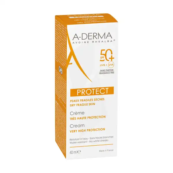 Aderma Protect Crème Sans Parfum 50+ 40ml