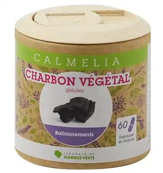 Calmelia Charbon Végétal Activé 350mg Gélules  Boîte De 180