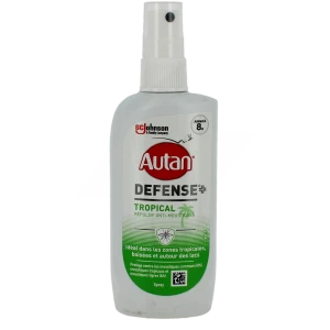 Autan Defense Tropical Spray Répulsif Anti-moustiques Fl/100ml