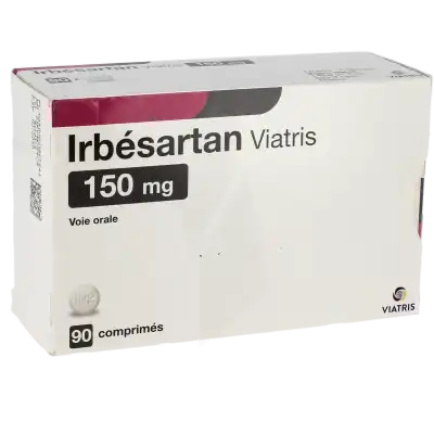 Irbesartan Viatris 150 Mg, Comprimé à Nice