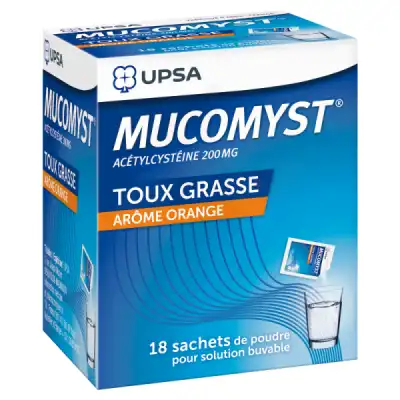 Mucomyst 200 Mg Poudre Pour Solution Buvable En Sachet B/18 à Lesparre-Médoc