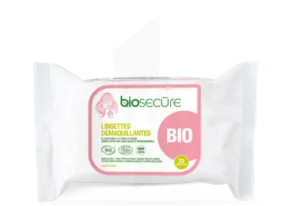 Nutrisanté Bio Secure Lingette Démaquillante Paquet/25