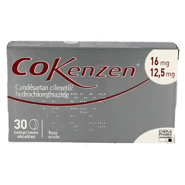 Cokenzen 16 Mg/12,5 Mg, Comprimé Sécable