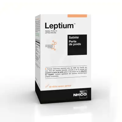 NHCO Nutrition Aminoscience Leptium Satiété Perte de poids Poudre 28 Sticks