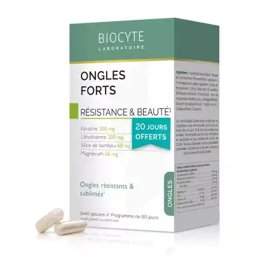 Biocyte Ongles Forts Gélules 3B/40