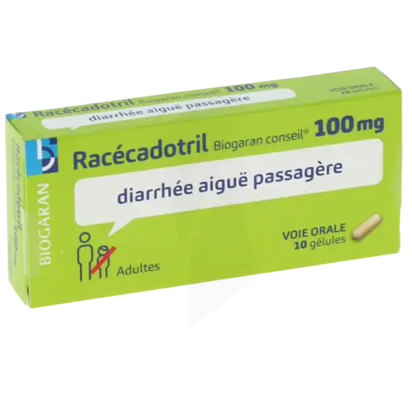 Racecadotril Biogaran Conseil 100 Mg, Gélule