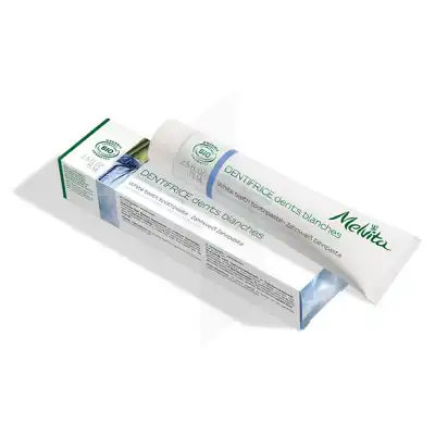 Melvita Dentifrice Dents Blanches Mandarine T/75ml à SENNECEY-LÈS-DIJON
