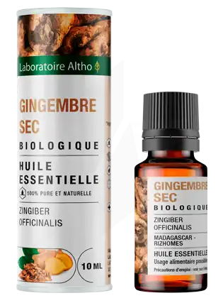 Laboratoire Altho Huile Essentielle Gingembre Bio 10ml