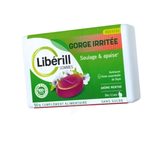 Libérill Gomme Gorge Irritée B/50g