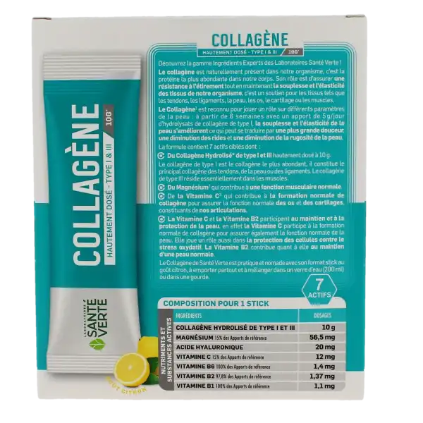 Sante Verte Collagène Pdr 30sticks