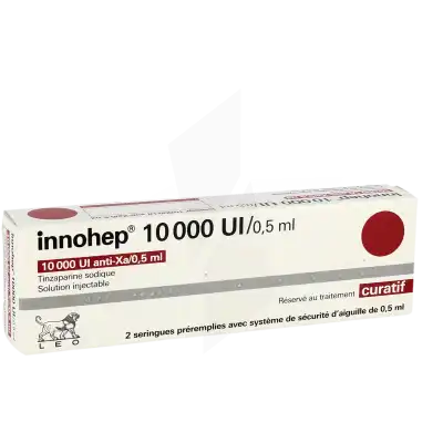 Innohep 10 000 Ui Anti-xa/0,5 Ml, Solution Injectable En Seringue Préremplie à MONTEUX
