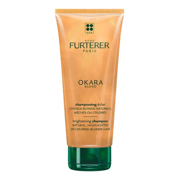 René Furterer Okara Blond Shampooing éclat Cheveux Blonds Naturels Méchés Ou Colorés 200ml