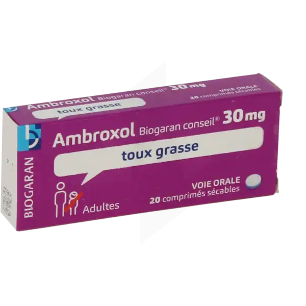 Ambroxol Biogaran Conseil 30 Mg, Comprimé Sécable