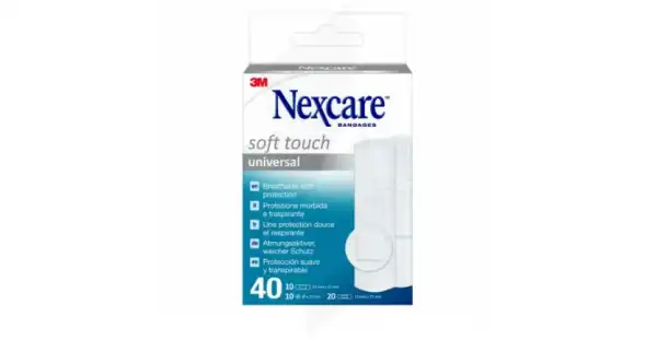 Nexcare Soft Pansements Assortis B/40