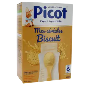 Picot Mes Céréales Farine Biscuit Dès 6 Mois B/200g à SAINT ORENS DE GAMEVILLE