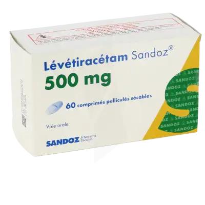 Levetiracetam Sandoz 500 Mg, Comprimé Pellliculé Sécable à Sèvres