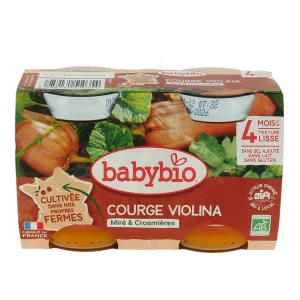 Babybio Alimentation Infantile Courge Violina 2pots/130g