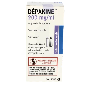 Depakine 200 Mg/ml, Solution Buvable