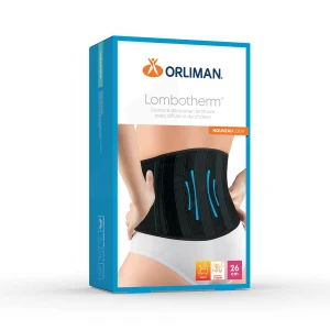 Orliman Lombotherm Ceinture Lombaire Thermique Chaud/froid Hauteur 26cm Taille 3