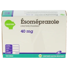 Esomeprazole Cristers Pharma 40 Mg, Comprimé Gastro-résistant