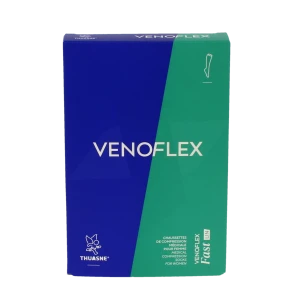 Venoflex Fast 2 Chaussette Lin Femme Naturel Taille 3n