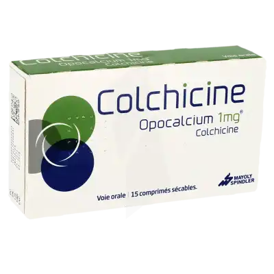 COLCHICINE OPOCALCIUM 1 mg, comprimé sécable