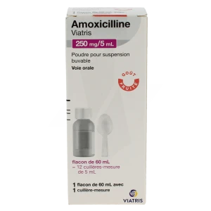 Amoxicilline / Acide Clavulanique Viatris 500 Mg/62,5 Mg Adultes, Comprimé Pelliculé (rapport Amoxicilline/acide Clavulanique : 8/1)