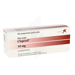 Clopixol 10 Mg, Comprimé Pelliculé