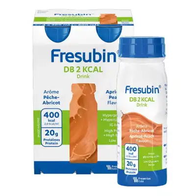 Fresubin Db 2kcal Drink Nutriment Abricot Pêche 4 Bouteilles De 200 Ml à GRENOBLE