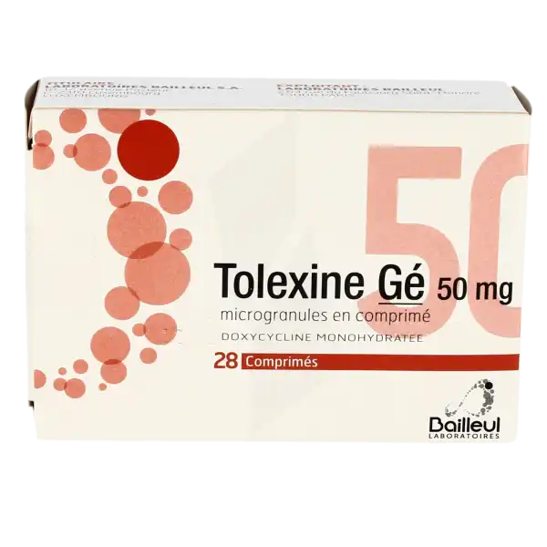 Tolexine 50 Mg, Microgranules En Comprimé