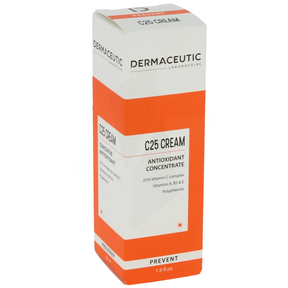 Dermaceutic C25 Cream Crème De Jour Antioxydante Fl Airless/30ml