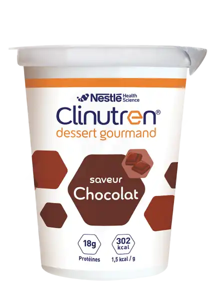 Clinutren Dessert Gourmand Nutriment Chocolat 4 Cups/125g