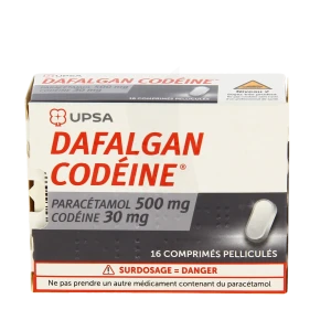 Dafalgan Codeine, Comprimé Pelliculé