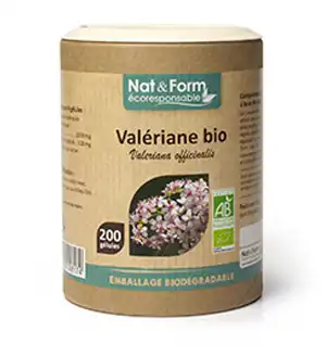 Nat&Form Eco Responsable Valériane Bio Gélules B/200