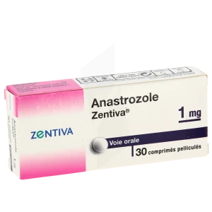 Anastrozole Zentiva 1 Mg, Comprimé Pelliculé