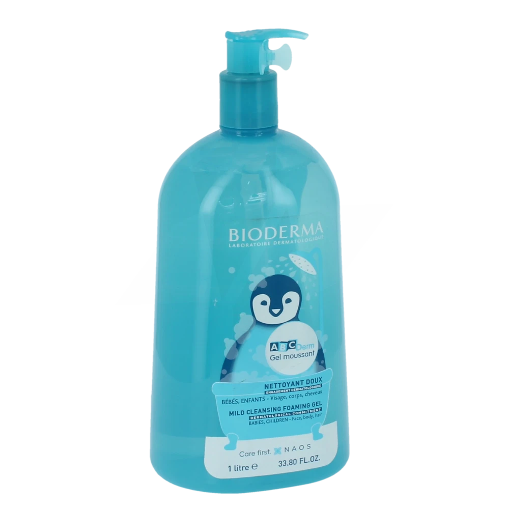 Abcderm Moussant Gel Nettoyant Bébé Fl Pompe/1l