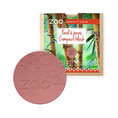 Zao Recharge Fard à Joues 322 Brun Rose * 9g à LA-RIVIERE-DE-CORPS
