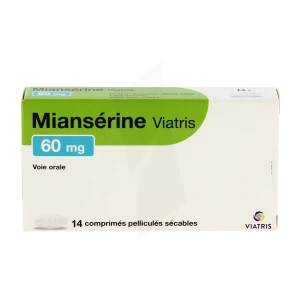 Mianserine Viatris 60 Mg, Comprimé Enrobé Sécable