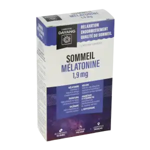Dayang Sommeil Mélatonine 1,9 Mg 30 Comprimés à Châtillon-en-Diois