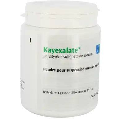 Kayexalate, Poudre Pour Suspension Orale Et Rectale à VILLERS-LE-LAC