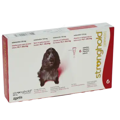 Stronghold 120 Mg Solution Pour Spot-on Pour Chiens 10,1 - 20 Kg, Solution Pour Spot-on à TOULOUSE