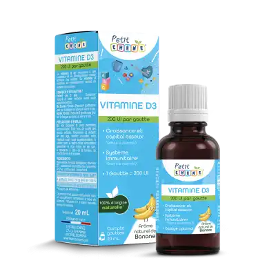 Petit Chêne Vitamine D3 Solution Buvable Flacon Compte-gouttes/20ml à Stiring-Wendel