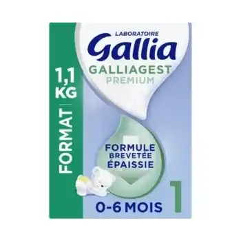 Gallia Galliagest Premium 1er âge Lait En Poudre Boîte De 1,1 Kg à Ecommoy
