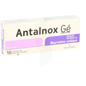 Antalnox 550 Mg, Comprimé Pelliculé Sécable