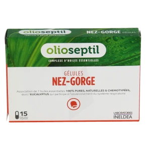 Olioseptil Gélules Nez Gorge B/15