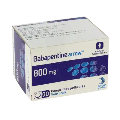 Gabapentine Arrow 800 Mg, Comprimé Pelliculé à Chelles